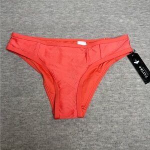 TAVIK Jayden Full Swim Bottom Textured Amalfi Camellia Coral XS‎ New
